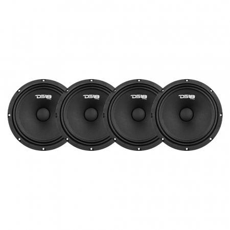 4-pack DS18 PRO-GM8.4, 8 tuuman keskiäänikaiutin ryhmässä Pakettiratkaisut / Paketit autoon / SPL-sarja @ BRL Electronics (SETPROGM84X4)