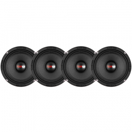 4-pack DS18 PRO-X6.4M, 6.5 tuuman keskiäänikohdistin ryhmässä Autohifi / Kaiuttimet / Midbasso / Midbas ALE @ BRL Electronics (SETPROX64MX4)
