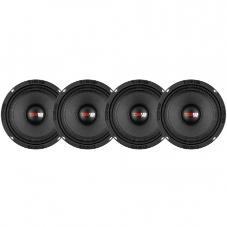 4-pack DS18 PRO-X6.4M, 6.5 tums midbas ryhmässä Autohifi / Kaiuttimet / Midbasso @ BRL Electronics (SETPROX64MX4)