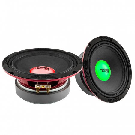 2-pack DS18 PRO-X6.4RGBCAP, 6.5 tuuman keskiäänikaiutin RGB LED-valaistuksella ryhmässä Autohifi / Kaiuttimet / Midbasso / Midbas ALE @ BRL Electronics (SETPROX64RGBCAPX2)