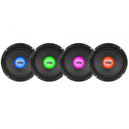 4-pack DS18 PRO-X6.4RGBCAP, 6.5 tuuman midbassoa RGB LED-valaistuksella ryhmässä Autohifi / Kaiuttimet / Midbasso / Midbas ALE @ BRL Electronics (SETPROX64RGBCAPX4)