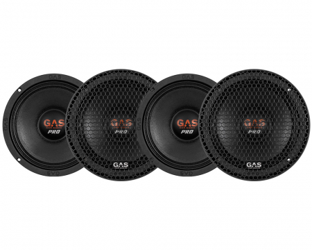 4-pack GAS PS3M64 PRO SPL Midbas 6.5 tum - 4 Ohm ryhmässä Pakettiratkaisut / Paketit autoon / SPL-sarja @ BRL (SETPS3M64X4)
