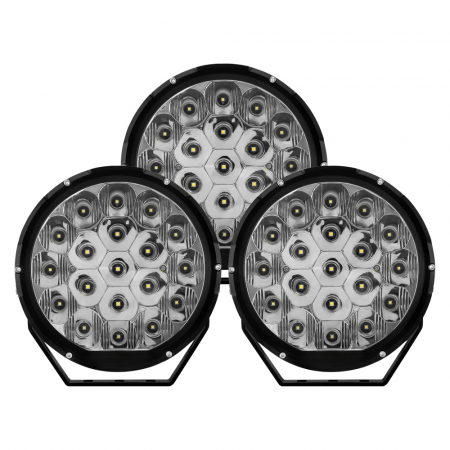 3-pakkaus NIZLED R106DL, 7 tuumaa / 18 cm lisävalo, 106W ryhmässä Autohifi / LED-valaistus / LED-valot / Lisävalot @ BRL Electronics (SETR106DLX3)
