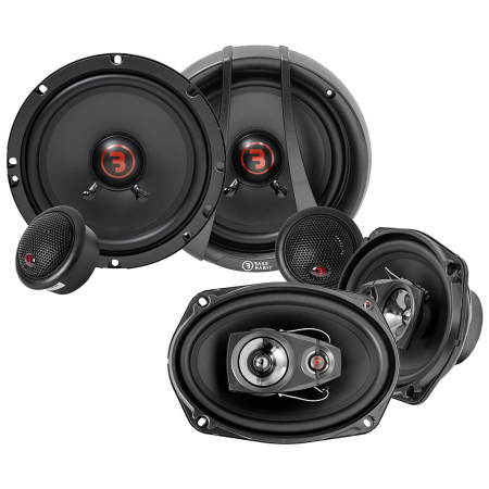Bass Habit Rebel, etu- ja takakaiuttimet ryhmässä Pakettiratkaisut / Paketit autoon / Kaiutinpaketit @ BRL Electronics (SETR165CPKT1)