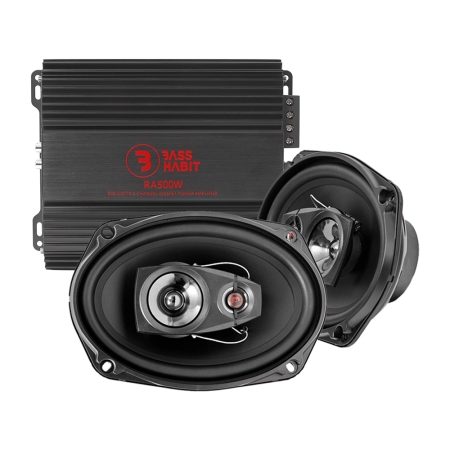 Bass Habit R690 RA500W:llä, hyllypaketti ryhmässä Pakettiratkaisut / Paketit autoon / Hattuhyllypaketti @ BRL (SETR690PKT1)