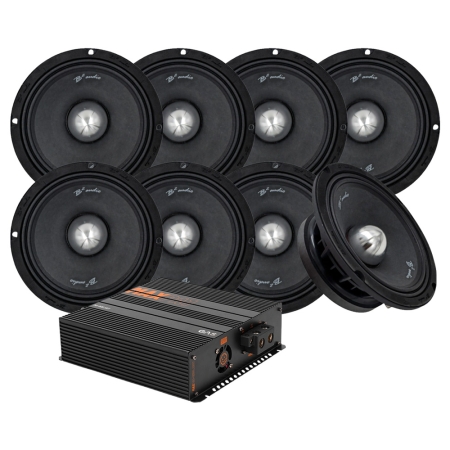 8-pack B2 RAGE8PV3 MAX PA1-1500.2DZ1:n kanssa, SPL-paketti ryhmässä Pakettiratkaisut / Paketit autoon / SPL-sarja osoitteessa BRL (SETRAGE8PV3PKT1)