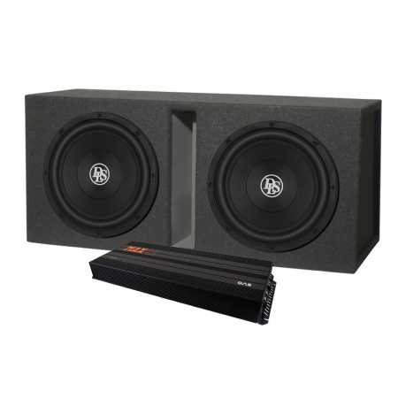 2-pack DLS RCW12.D2 i låda med GAS MAX A2-2500.1DL, baspaket ryhmässä Pakettiratkaisut / Paketit autoon / Subwooferpaketit osoitteessa BRL (SETRCW12D2PKT12)