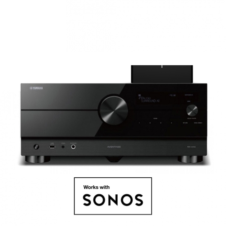 Yamaha Aventage RX-A4A Sonos Portin kanssa ryhmässä Kotihifi / Vahvistimet / Vahvistimet @ BRL (SETRXA4APKT2)