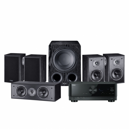 Yamaha RX-V4A & Magnat Monitor S10B 5.1 hemmabiopaket, svart ryhmässä Pakettiratkaisut / Paketit kotiin / Kotiteatteripaketit @ BRL Electronics (SETRXV4APKT10)