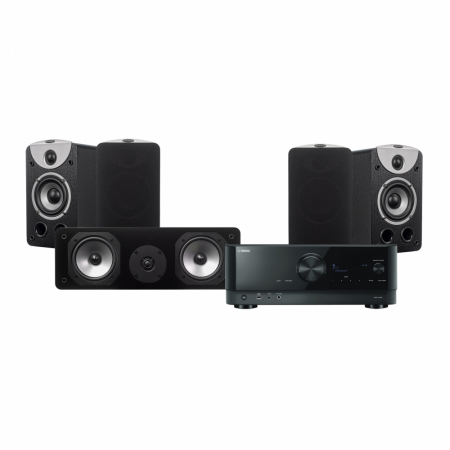 Yamaha RX-V4A & Dynavoice Magic S-4 EX 5.0 hemmabiopaket, svart ryhmässä Pakettiratkaisut / Paketit kotiin / Kotiteatteripaketit @ BRL (SETRXV4APKT13)
