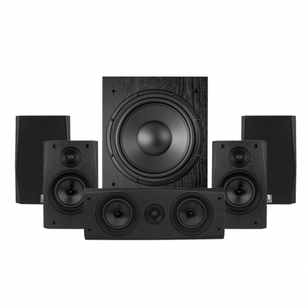 System One S15B kompakt 5.1 högtalarpaket, svart ryhmässä Pakettiratkaisut / Paketit kotiin / Kaiutinpaketit @ BRL (SETS15BPKT2)