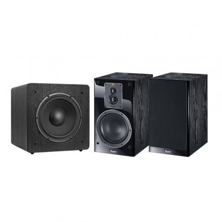 Magnat Signature 503 & Dynavoice Challenger Sub 8 högtalarpaket 2.1, svart ryhmässä Pakettiratkaisut / Paketit kotiin / Kaiutinpaketit @ BRL Electronics (SETS503PKT3)