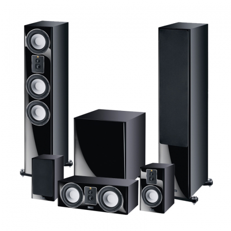 Magnat Signature S707 Högtalarpaket 5.1, svart ryhmässä Pakettiratkaisut / Paketit kotiin / Kaiutinpaketit @ BRL Electronics (SETS707PKT3)