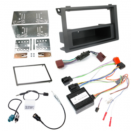 Installationskit 1/2-DIN till Saab 9-3 NG 2007-2015 (Större ljudpaket) ryhmässä Autohifi / Mikä sopii autooni / SAAB / 9-3 / 9-3 NG Facelift 2007-2015 / Vaihtaa stereo 9-3 NG Facelift 2007-2015 @ BRL Electronics (SETSAAB93PKT11)