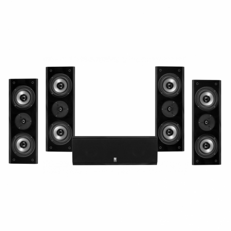 System One SC155B 5.0 högtalarpaket ryhmässä Pakettiratkaisut / Paketit kotiin / Kaiutinpaketit @ BRL Electronics (SETSC155BPKT1)