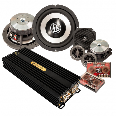 DLS Scandinavia & Signature, hämmästyttävä 6.5 tuuman etujärjestelmä pääteasteella ryhmässä Pakettiratkaisut / Paketit autoon / Kaiutinpaketit @ BRL Electronics (SETSCANDPKT8)