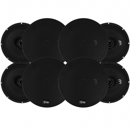 8-pack Bass Habit SPL Elite SE165CX, 6.5 tuuman koaksiaalikaiutin ryhmässä Pakettiratkaisut / Paketit autoon / SPL-sarja @ BRL Electronics (SETSE165CX8)