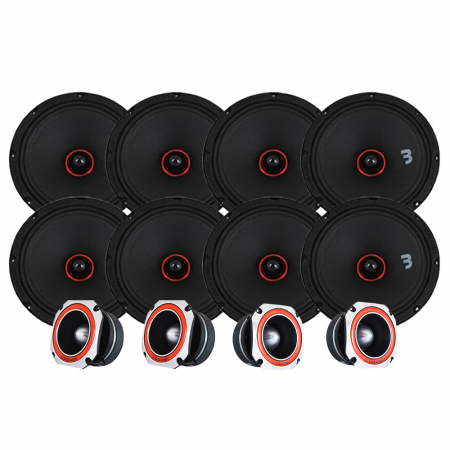Bass Habit SPL Elite SE200M & SE45T SPL-paketti, suuri ryhmässä Pakettiratkaisut / Paketit autoon / SPL-sarja @ BRL Electronics (SETSE200MPKT1)