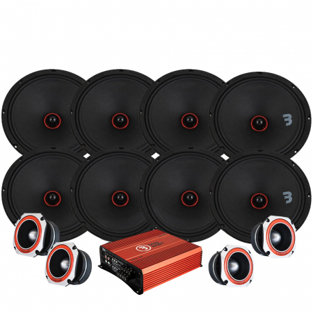 Bass Habit SPL Elite SE250M & SE45T SPL-paketti vaiheilla, suuri ryhmässä Pakettiratkaisut / Paketit autoon / SPL-sarja @ BRL Electronics (SETSE250MPKT2)