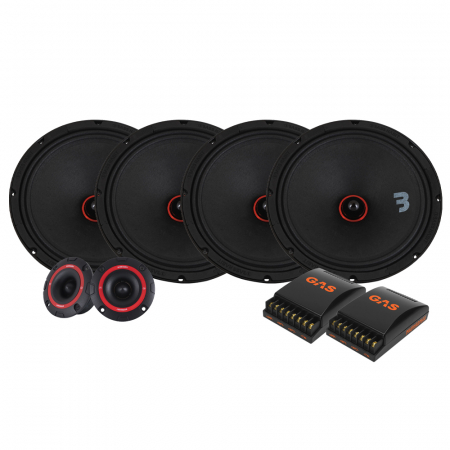 4-pack Bass Habit SE250M ja SP25A SPL-paketti, keskikoko ryhmässä Pakettiratkaisut / Paketit autoon / SPL-sarja @ BRL Electronics (SETSE250MPKT3)
