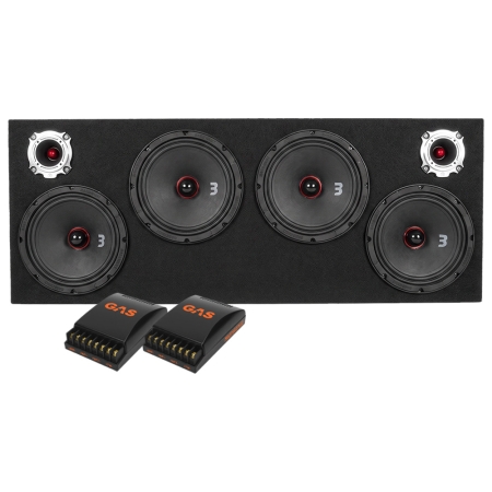 Raggarilauta 4x10 tuumaa SE250M:llä ja diskantteilla ryhmässä Autohifi / Kaiuttimet / Raggarplanka osoitteessa BRL (SETSE250MPKT5)
