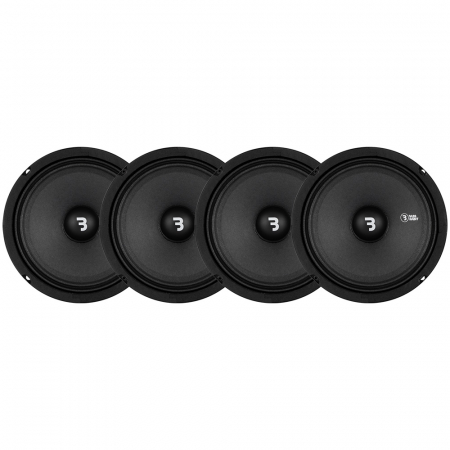 4-Pack Bass Habit SP165M 6.5 tuuman keskiääninen ryhmässä Autohifi / Kaiuttimet / Midbasso / Midbas ALE @ BRL Electronics (SETSP165MX4)