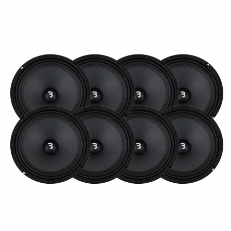 8-pack Bass Habit Play SP200M, 8tum midbas ryhmässä Pakettiratkaisut / Paketit autoon / SPL-sarja @ BRL Electronics (SETSP200MPKT2)