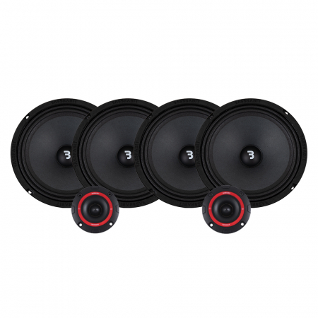 4-pack Bass Habit Play SP200M SP25A SPL-paketti, keskikoko ryhmässä Pakettiratkaisut / Paketit autoon / SPL-sarja @ BRL Electronics (SETSP200MPKT4)