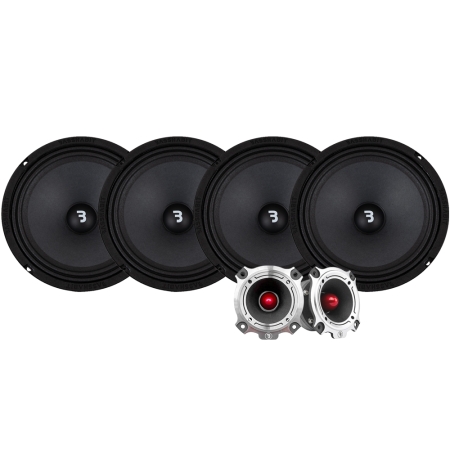 4-pack Bass Habit SP200M SP25HT:n kanssa, SPL-paketti ryhmässä Pakettiratkaisut / Paketit autoon / SPL-sarja osoitteessa BRL (SETSP200MPKT9)