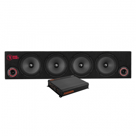Bass Habit SPL64 & GAS MAD A2-85.2, raggarpaketti ryhmässä Pakettiratkaisut / Paketit autoon / Raggarpaket @ BRL Electronics (SETSPL84PKT9)