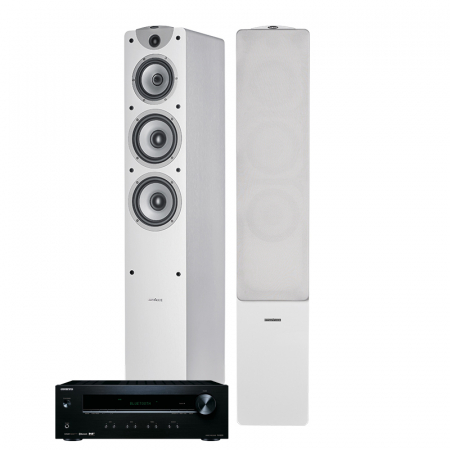 Onkyo TX-8220 & Dynavoice Magic F-7, 2.0 stereopaketti ryhmässä Pakettiratkaisut / Paketit kotiin / Stereopaketit @ BRL Electronics (SETTX8220PKT4)
