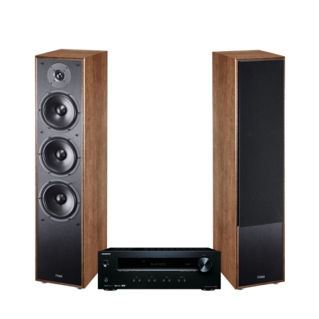 Onkyo TX-8220 & Magnat Monitor S70 Pähkinä Stereo Paketti Lattiakaiuttimet ryhmässä Pakettiratkaisut / Paketit kotiin / Stereopaketit @ BRL (SETTX8220PKT5)