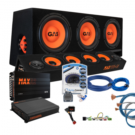 GAS Raggarpaket till Volvo V70/XC70, 2008-2016 (High Performance-ljud) ryhmässä Autohifi / Mikä sopii autooni / Volvo / Volvo XC70 / Volvo XC70 2012-2016 / Vaihtaa kaiutin XC70 2012-2016 @ BRL (SETVOLVOPKT31)