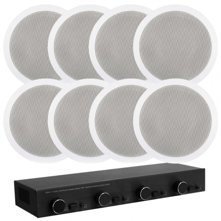 4par System One högtalare med högtalarväxeln VSS4 ryhmässä Pakettiratkaisut / Paketit kotiin / Monihuonejärjestelmä-paketit @ BRL (SETVSS4PKT1)