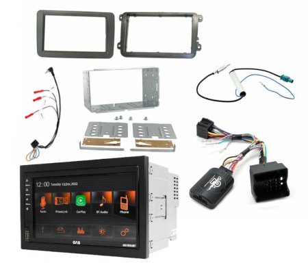 Installationskit Volkswagen 2-DIN & GAS MAX MV240-BT ryhmässä Autohifi / Mikä sopii autooni / Volkswagen / Transporter / Transporter T5.1 2010-2015 / Byta stereo Transporter T5.1 2010-2015 @ BRL Electronics (SETVWPKT2)