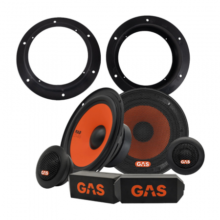 GAS MAD K1, etujärjestelmä VW/Skoda/Audi ryhmässä Autohifi / Mikä sopii autooni / Volkswagen / Transporter / Transporter T6 2015-2020 / Vaihtaa kaiuttimet Transporter T6 2015-2020 @ BRL Electronics (SETVWPKT31)