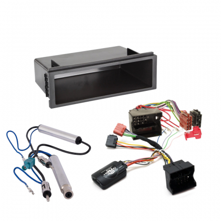 Installationspaket 1-DIN, VW Transporter T5 (18cm bred stereo) ryhmässä Autohifi / Mikä sopii autooni / Volkswagen / Transporter / Transporter T5 2003-2009 / Vaihtaa stereo Transporter T5 2003-2009 @ BRL Electronics (SETVWT5PKT1)
