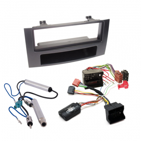 Installationspaket 1-DIN, VW Transporter T5 (23cm bred stereo) ryhmässä Autohifi / Mikä sopii autooni / Volkswagen / Transporter / Transporter T5 2003-2009 / Vaihtaa stereo Transporter T5 2003-2009 @ BRL Electronics (SETVWT5PKT3)