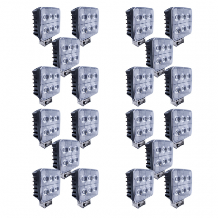 20-pack NIZLED W36RF Arbetsbelysning 36W (4200 lumen), arbetsljuspaket ryhmässä Autohifi / LED-valaistus / LED-valot / Työvalaistus @ BRL Electronics (SETW36RFX20)