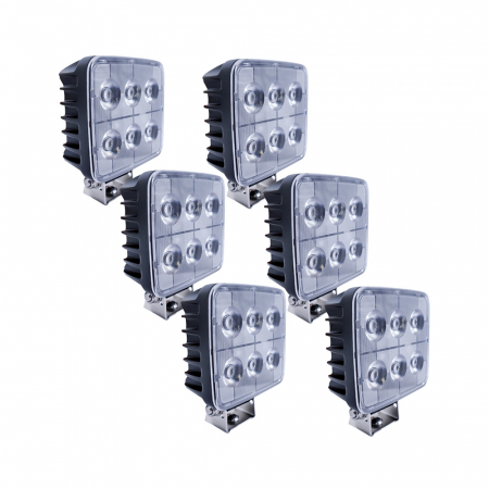 6-pack NIZLED W36RF Arbetsbelysning 36W (4200 lumen), arbetsljuspaket ryhmässä Autohifi / LED-valaistus / LED-valot / Työvalaistus @ BRL Electronics (SETW36RFX6)