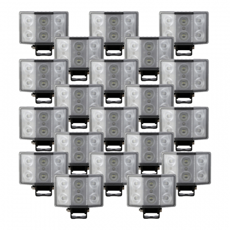 20-pack NIZLED W60 Vinklad arbetsbelysning 60W (5600 lumen), arbetsljuspaket ryhmässä Autohifi / LED-valaistus / LED-valot / Työvalaistus @ BRL Electronics (SETW60RFAX20)