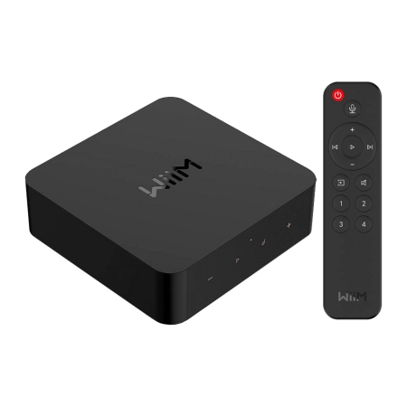 WiiM Pro WiiM Voice Remote -kaukosäätimellä ryhmässä Kotihifi / Hifi / Mediasoittimet @ BRL (SETWIIMPROPKT2)