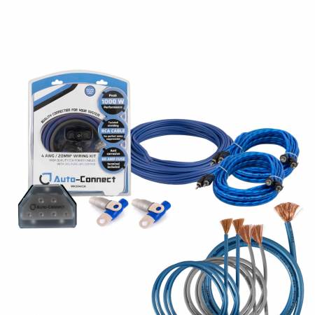 Auto-Connect kabelkit för 3 slutsteg, 20mm² mono & 2st 10mm² 2-kanal ryhmässä Autohifi / Kaapelit / Kaapelisarjat @ BRL Electronics (SETWK204PKT3)