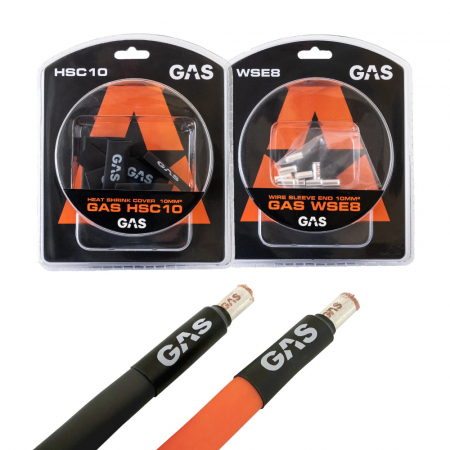 GAS 10-pack krympslang med änd/kabelhylsor, 10mm²-kabel ryhmässä Autohifi / Tarvikkeet / Asennustarvikkeet @ BRL Electronics (SETWSHSCPKT1)