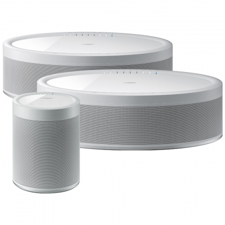 2-pack Yamaha MusicCast 50 & MusicCast 20, vit ryhmässä Pakettiratkaisut / Paketit kotiin / Monihuonejärjestelmä-paketit @ BRL Electronics (SETWX051PKT4)