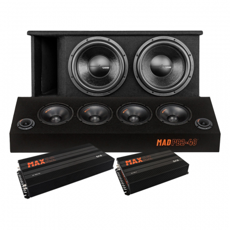 DS18 ZR212LD GAS MAD PB2-48:lla, raskas raggaripaketti ryhmässä Pakettiratkaisut / Paketit autoon / Raggarpaket @ BRL Electronics (SETZR212LDPKT3)