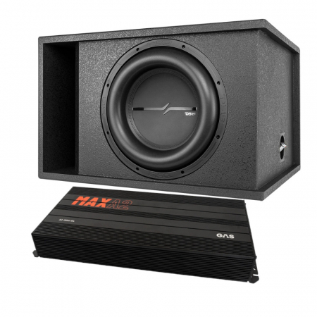 DS18 ZXI-112LD.RG GAS MAX A2-1500.1DL:llä, bassopaketti ryhmässä Pakettiratkaisut / Paketit autoon / Subwooferpaketit @ BRL Electronics (SETZXI112LDRGPKT1)