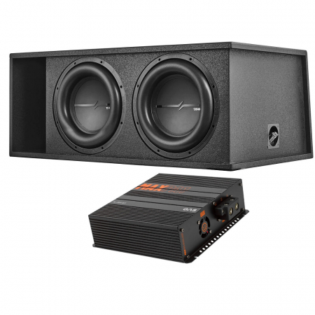 DS18 ZXI-212LD.RG GAS MAX PA1-3000.1DZ1:llä, raskas bassopaketti ryhmässä Pakettiratkaisut / Paketit autoon / Subwooferpaketit @ BRL Electronics (SETZXI212LDRGPKT2)