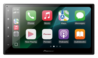 Pioneer SPH-DA150BT, autostereo CarPlaylla, Android Autolla ja Bluetoothilla