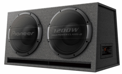 Pioneer TS-WX1220AH, aktiivinen portattu 2x12 tuuman bassokaiutin 600W RMS